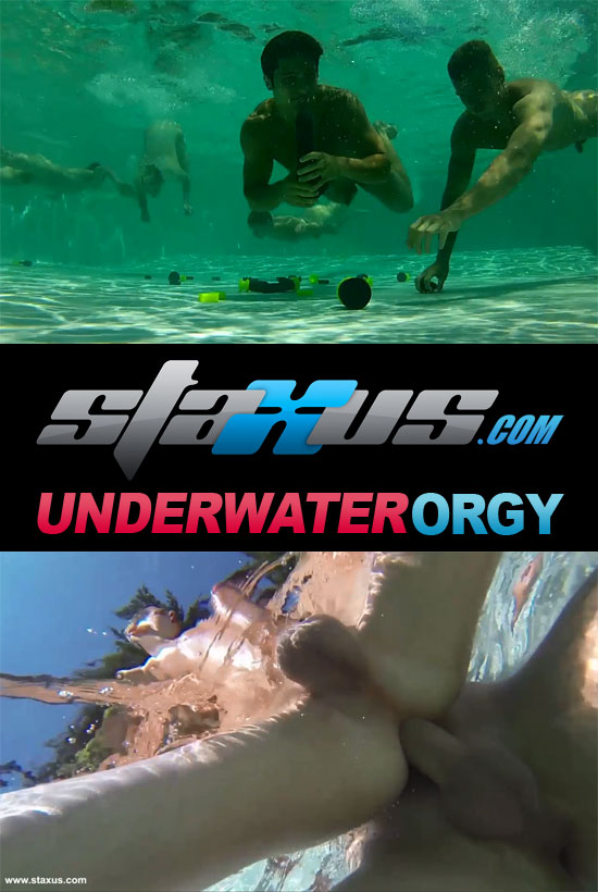 Underwater orgy at Staxus