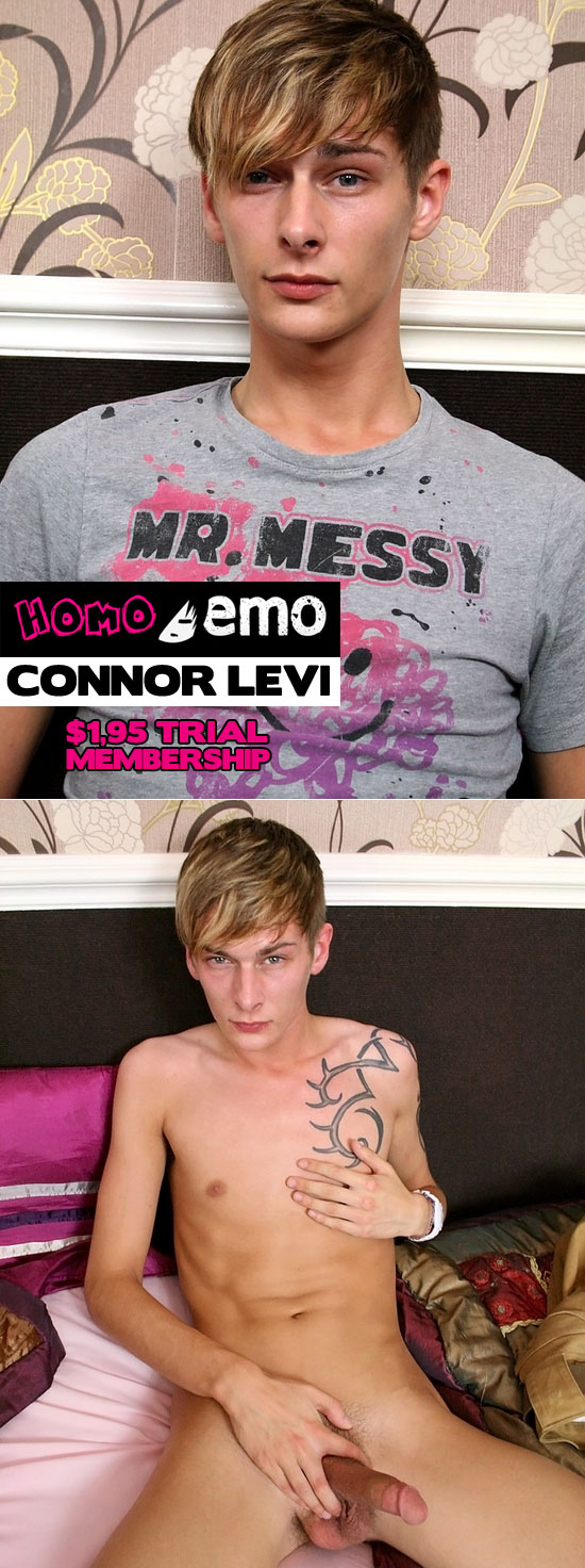 Connor Levi jerks off for Homo Emo